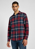 Lee Worker Shirt 20 Rivet Navy Check - 112355647