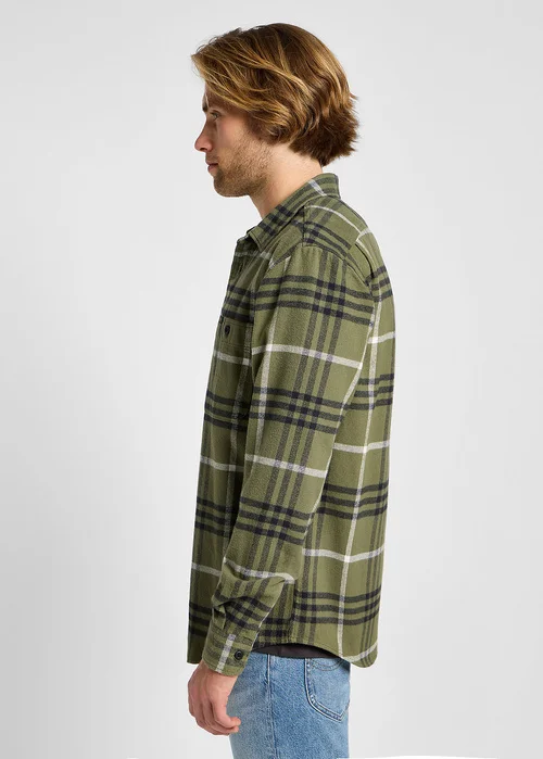 Lee Worker Shirt 20 Mercantile Green Check