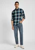 Lee Riveted Shirt Inky Blue Check