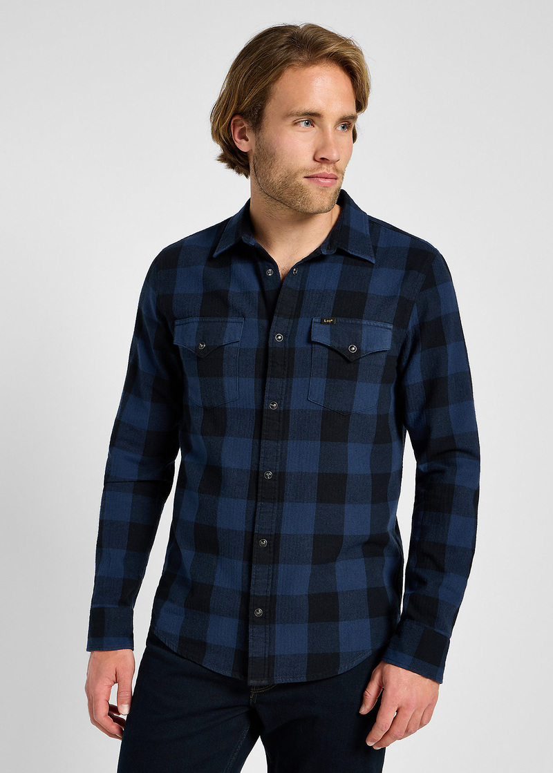 Lee Clean Western Shirt Buffalo Check - 112355747