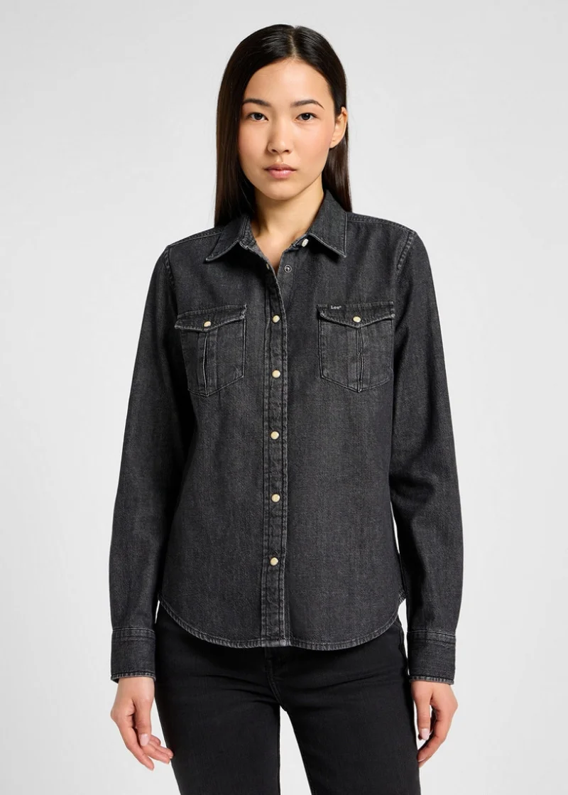 Wrangler Regular Western Shirt Black Darks