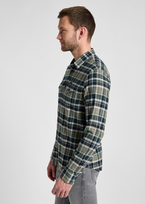 Lee Regular Shirt Green - 112355698