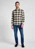 Lee Leesure Shirt Ecru Check