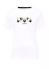 Cross Jeans Logo T Shirt C Neck White 008 - 56142-008