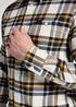 Lee Leesure Shirt Ecru Check