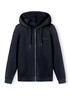 Cross Jeans Hoodie Zip Navy 001