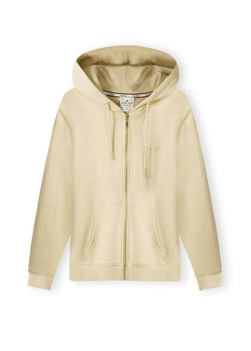 Cross Jeans Hoodie Zip Beige 009