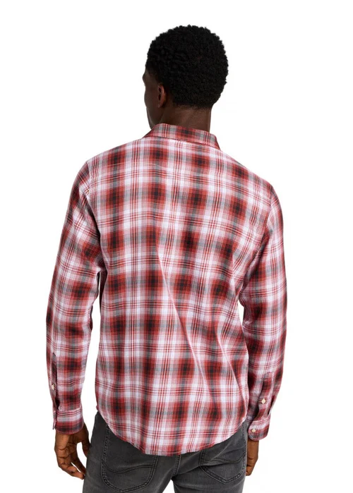 Lee Clean Western Shirt Garnet Check