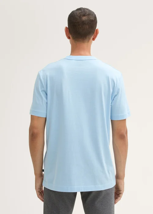Tom Tailor Tshirt C Neck Sky Blue Melange
