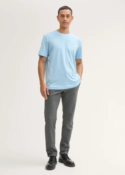 Tom Tailor Tshirt C Neck Sky Blue Melange