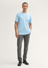 Tom Tailor Tshirt C Neck Sky Blue Melange - 1044016-36812