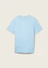 Tom Tailor Tshirt C Neck Sky Blue Melange