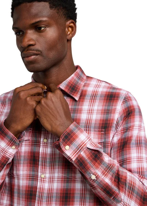 Lee Clean Western Shirt Garnet Check