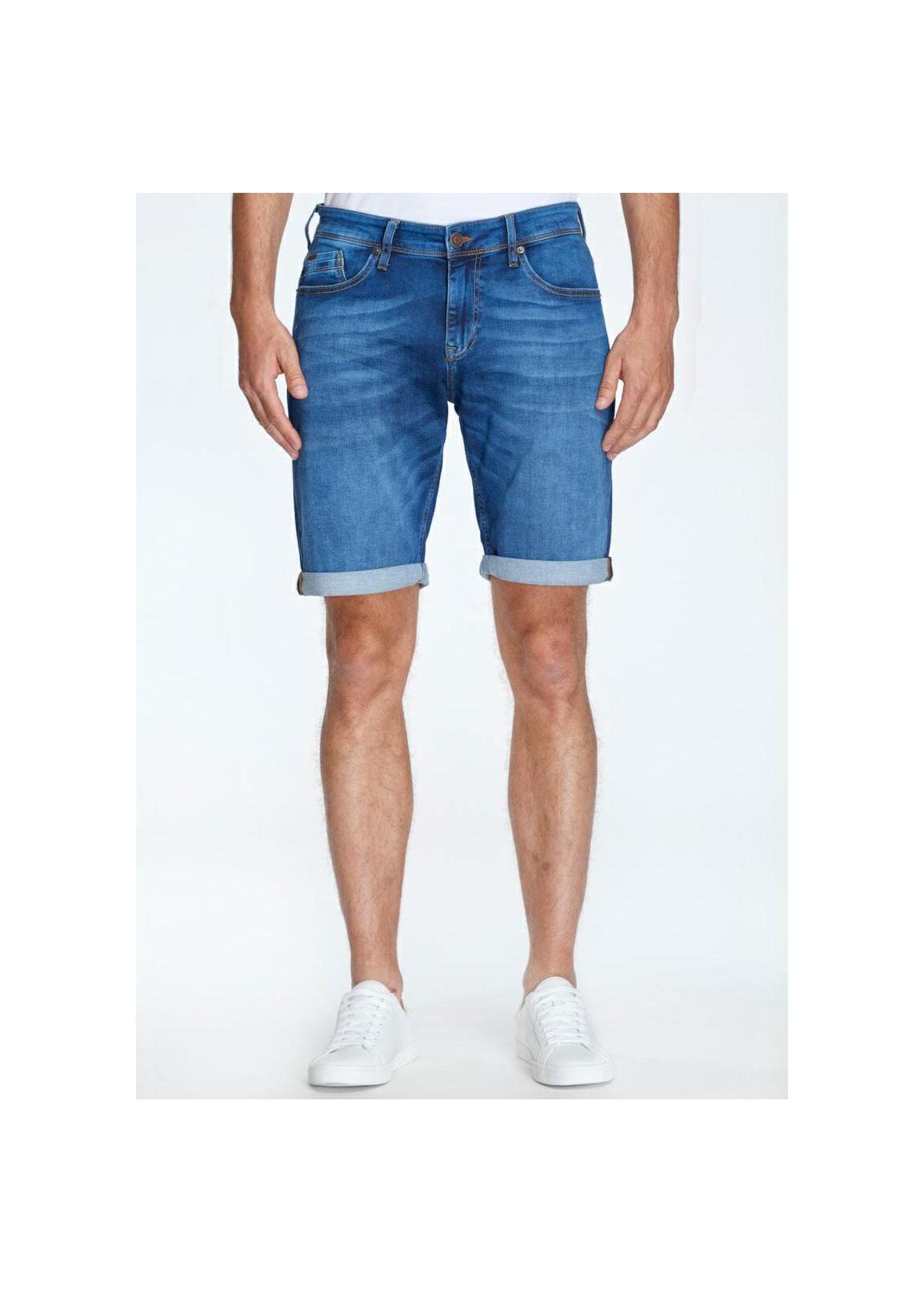 Cross Jeans® Leom Shorts - Dark Mid Blue (076)
