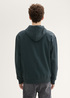 Denim Tom Tailor Hoodie With A Zipper Dark Gable Green - 1038737-10362