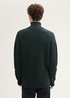 Tom Tailor Troyer Knitted Sweater With Texture Green Colorful Neps - 1043025-36439