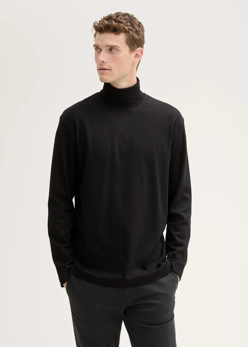 Tom Tailor Longsleeve Turtleneck Black