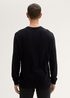 Tom Tailor Knit Sweater In Recycled Cashmere Black - 1043266-29999