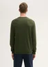 Tom Tailor Knit Sweater In Recycled Cashmere Rosin Green Melange