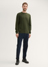 Tom Tailor Knit Sweater In Recycled Cashmere Rosin Green Melange - 1043266-36230