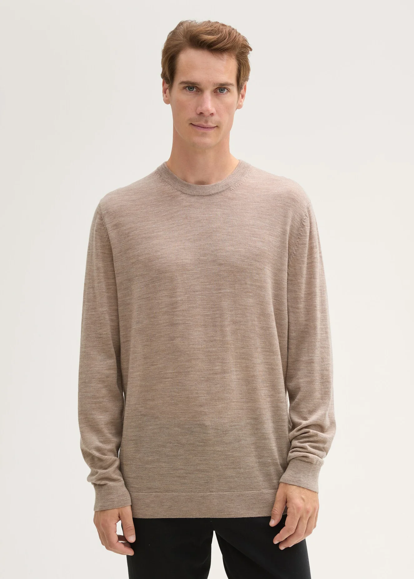 Tom Tailor Longsleeve Tee Parasol Brown Melange