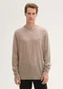 Tom Tailor Longsleeve Tee Parasol Brown Melange