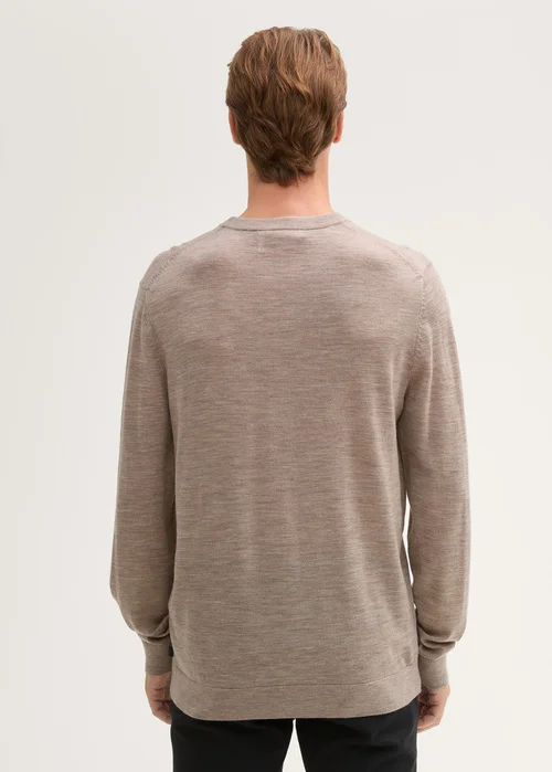 Tom Tailor Longsleeve Tee Parasol Brown Melange