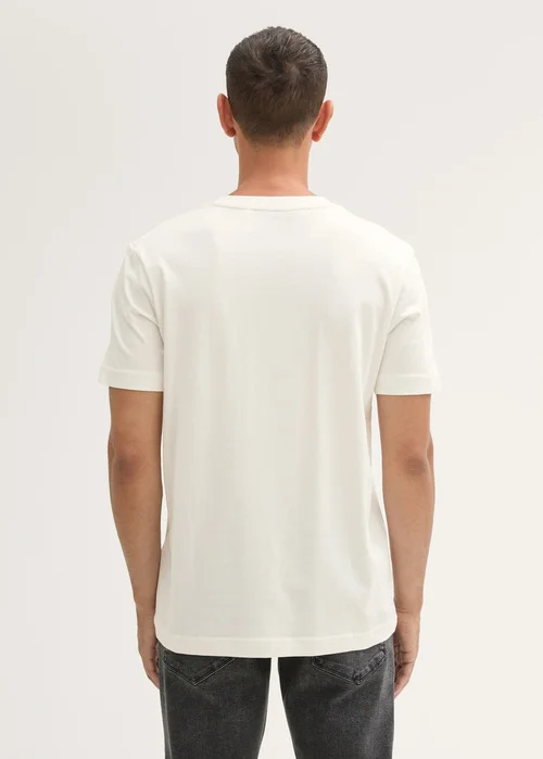 Tom Tailor T Shirt With A Photo Print Off White