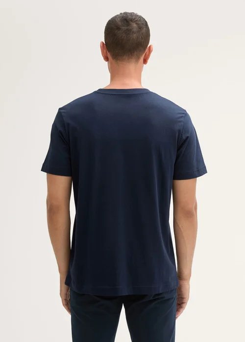 Tom Tailor T Shirt With A Photo Print Sky Captain Blue