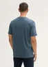Tom Tailor T Shirt With A Photo Print Stormy Blue