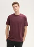 Tom Tailor C Neck T Shirt Gipsy Purple Melange
