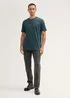 Tom Tailor C Neck T Shirt Deep Green Lake Melange