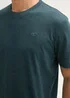 Tom Tailor C Neck T Shirt Deep Green Lake Melange