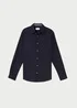 Tom Tailor Shirt With A Mlange Look Knitted Navy Melange