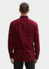 Tom Tailor Shirt In A Checked Pattern Burgundy Navy Check - 1042660-36005