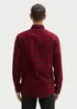 Tom Tailor Shirt In A Checked Pattern Burgundy Navy Check