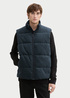 Tom Tailor Puffer Vest With A Corduroy Look Dark Gable Green - 1043593-10362