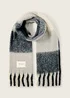 Tom Tailor Soft Scarf With A Check Pattern Navy Creme Check