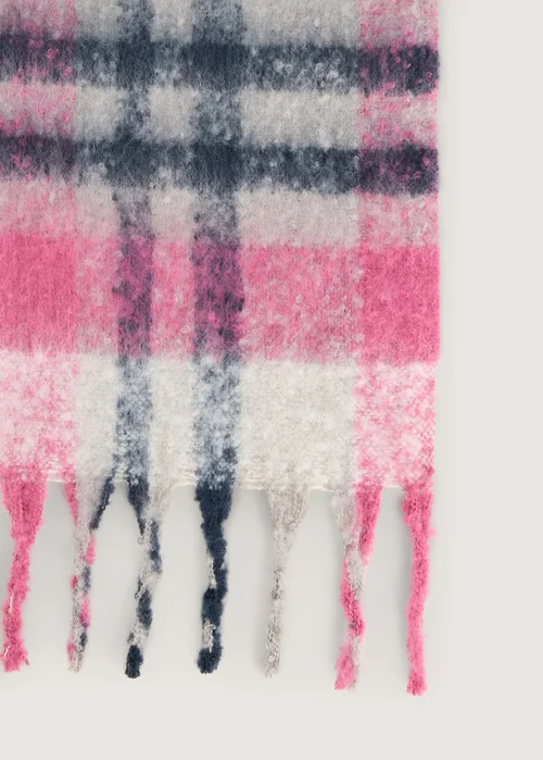 Tom Tailor Soft Scarf With A Check Pattern Winterly Berry Check