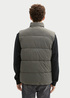 Tom Tailor Puffer Vest With A Logo Urban Olive Green - 1042106-23802