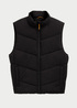 Tom Tailor Puffer Vest With A Logo Black - 1042106-29999