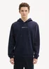 Deniim Tom Tailor Printed Hoodie Sky Captain Blue