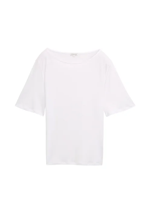 Tom Tailor C Neck Tee White