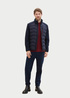 Tom Tailor Hybrid Jacket With A Stand Up Collar Sky Captain Blue - 1042487-10668