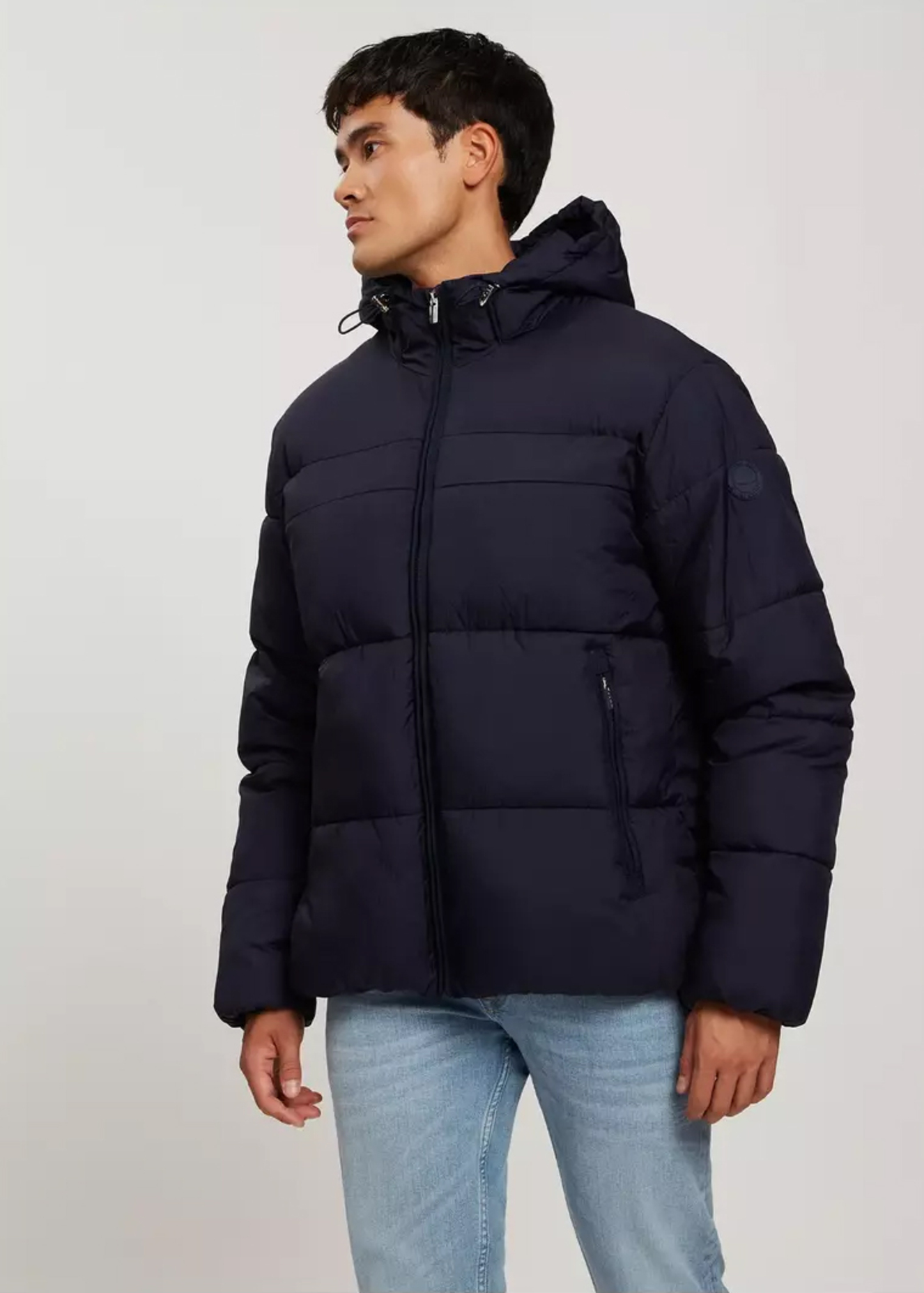 Cross Jeans Winter Jacket Navy 001 - 40280-001