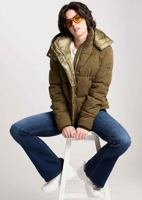 Cross Jeans Winter Jacket Olive 015 - 81269-015