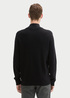 Tom Tailor Knit Troyer In A Mix Of Textures Black - 1044475-29999