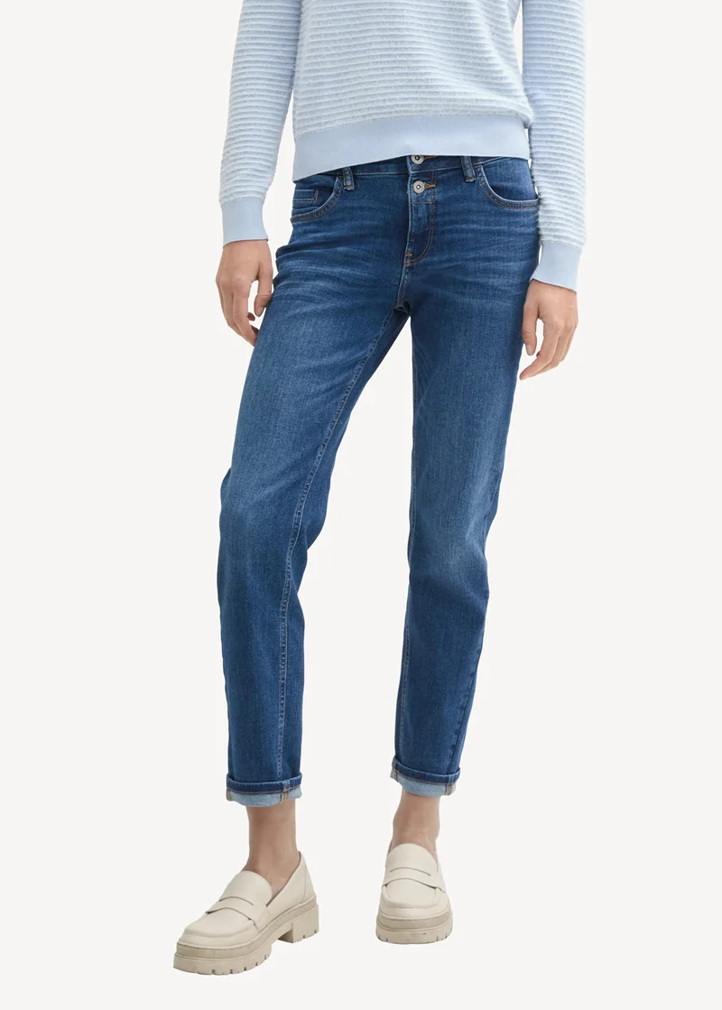 Tom Tailor 5 Pocket Jeans Mid Stone Wash Denim