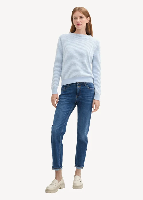 Tom Tailor 5 Pocket Jeans Mid Stone Wash Denim