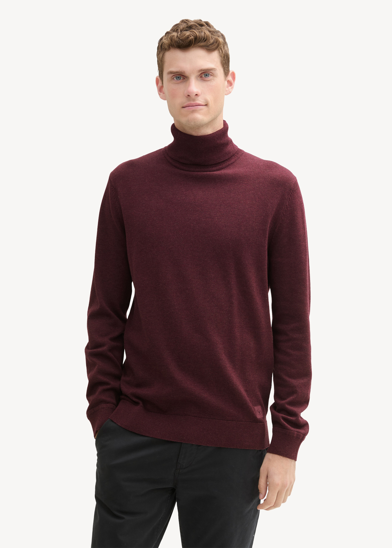 Tom Tailor Turtleneck Grape Red Melange - 1042456-36294